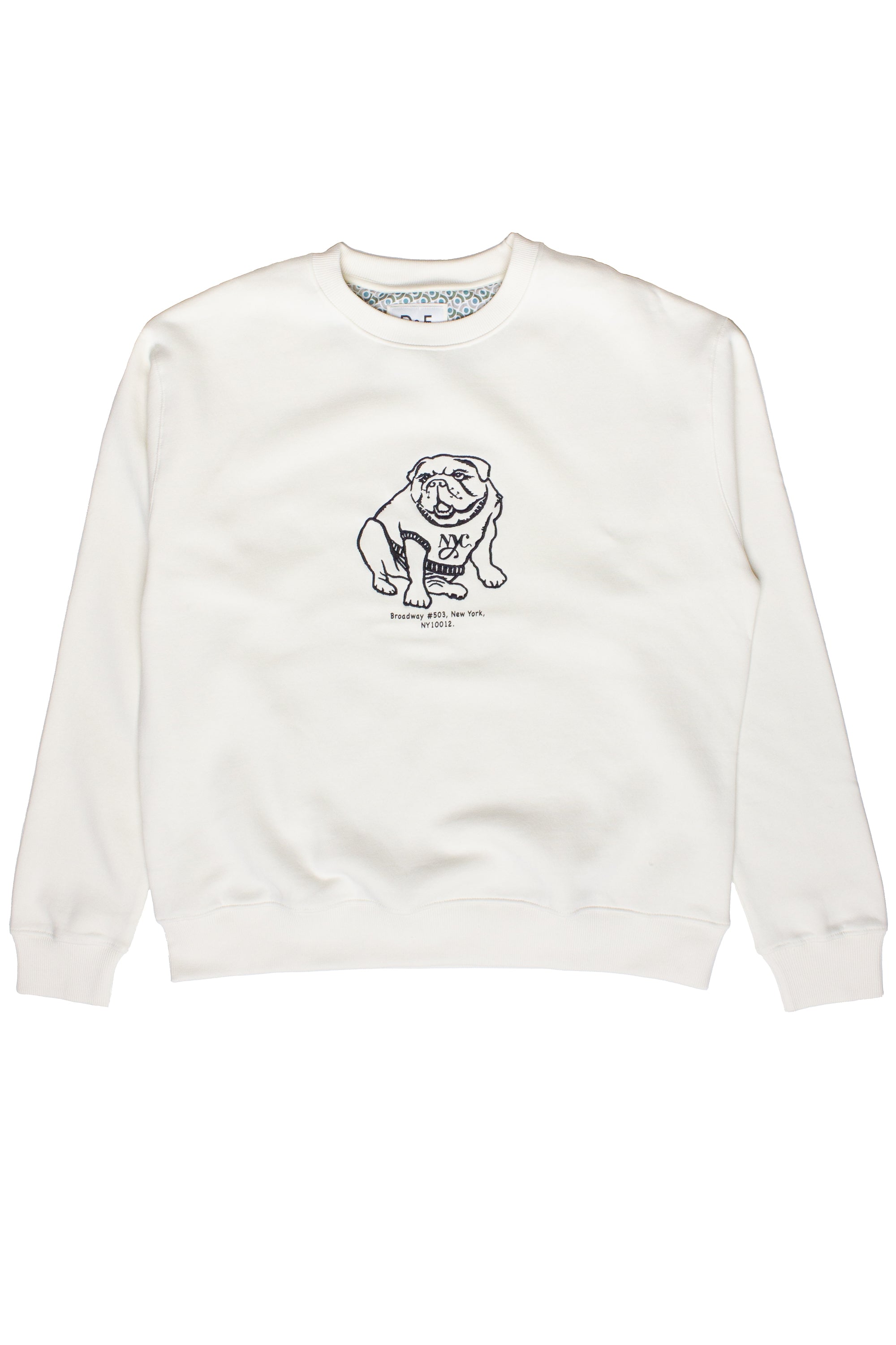 Embroidered NYC Bulldog Sweatshirt