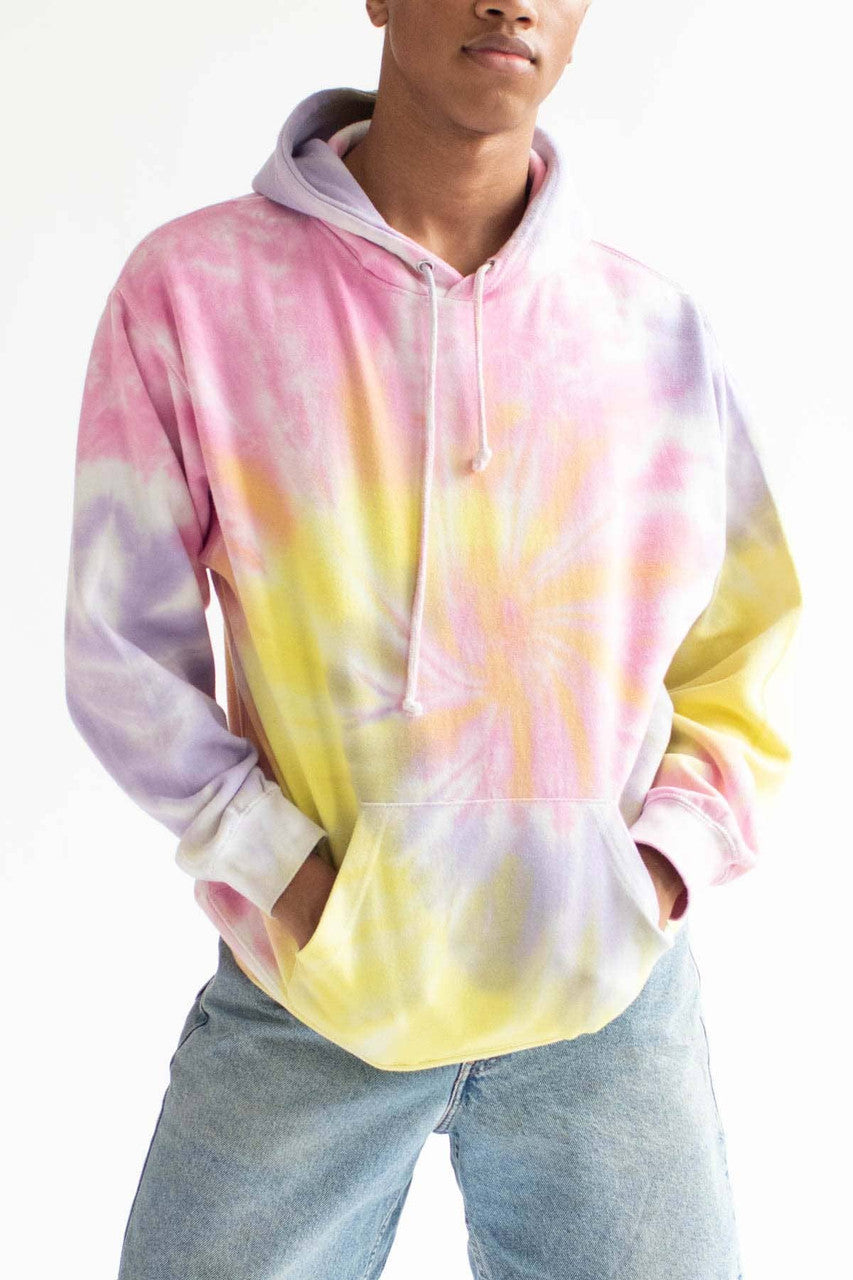 Pink Banana Tie Dye Hoodie