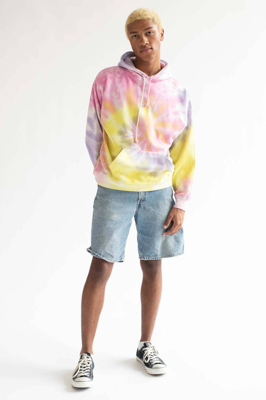 Pink Banana Tie Dye Hoodie
