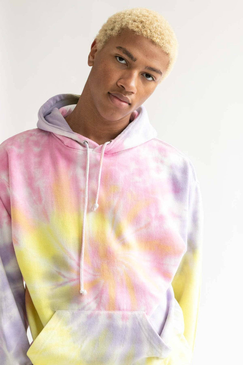 Pink Banana Tie Dye Hoodie