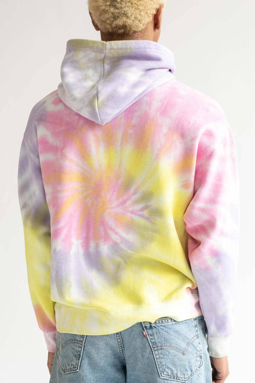 Pink Banana Tie Dye Hoodie