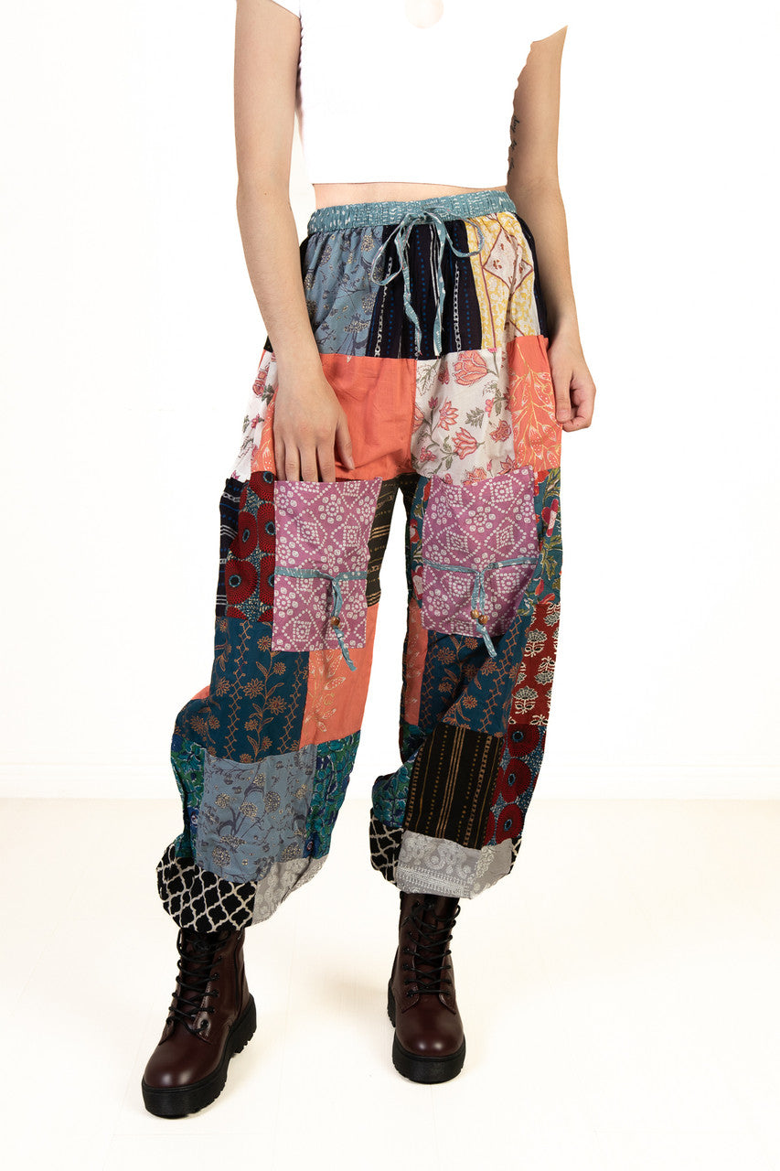 Patchwork Festival Harem Pants