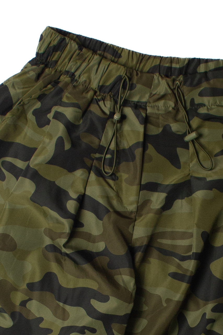 Wide Leg Camo Utility Pants