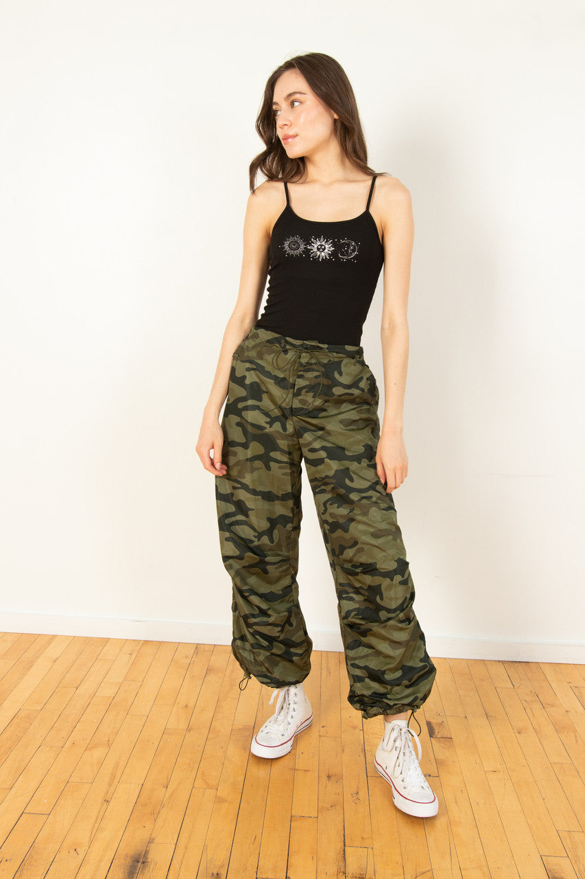 Camo Parachute Pants