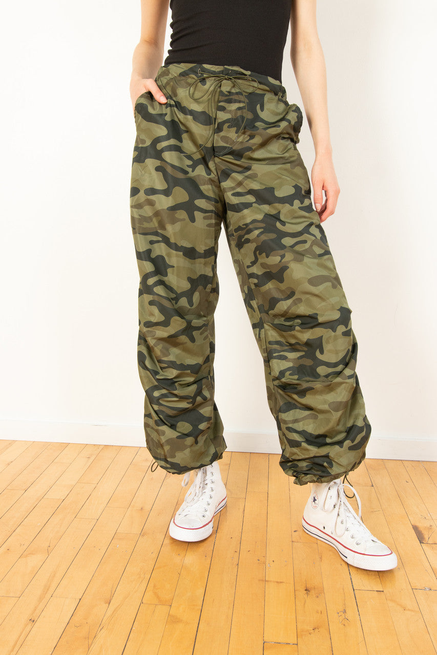 Camo Parachute Pants