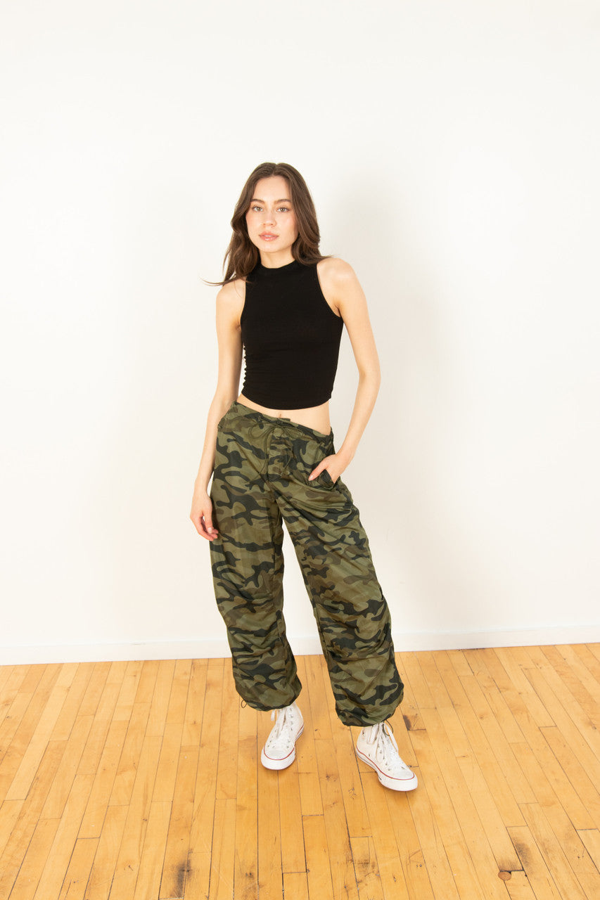 Camo Parachute Pants