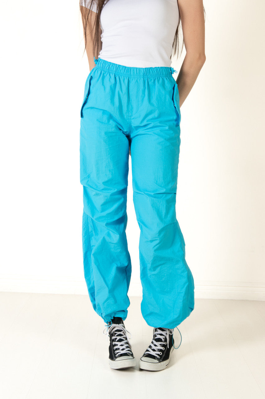 Blue Parachute Pants