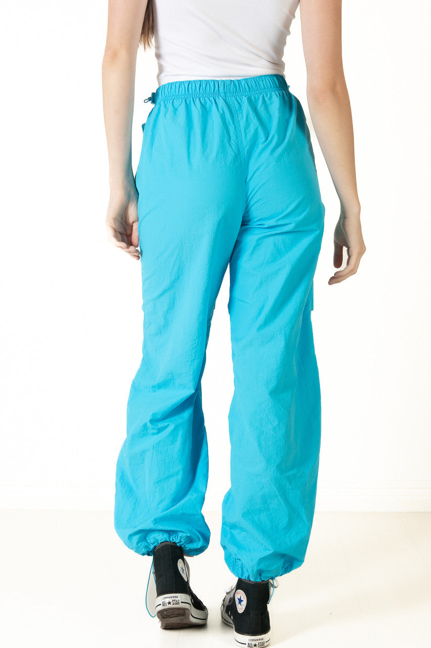 Blue Parachute Pants