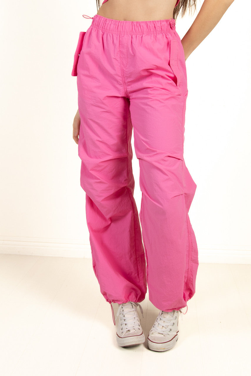 Pink Parachute Pants