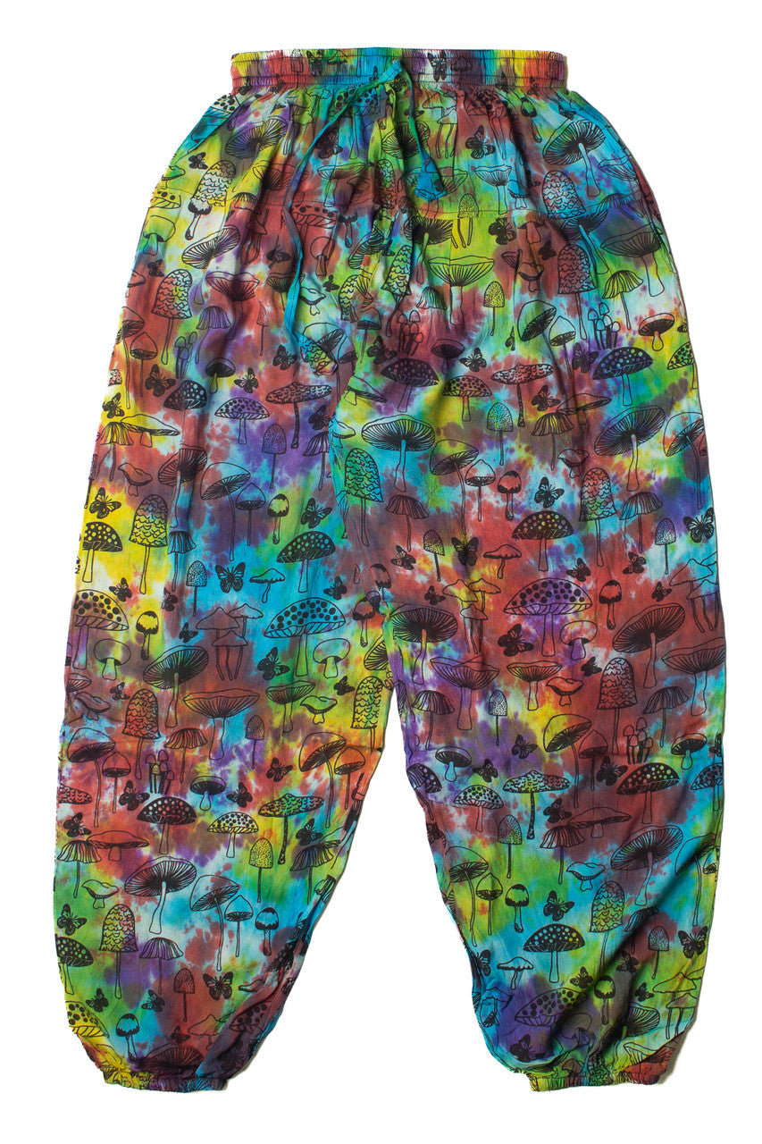 Lightweight Tie Dye Mushroom Joggers
