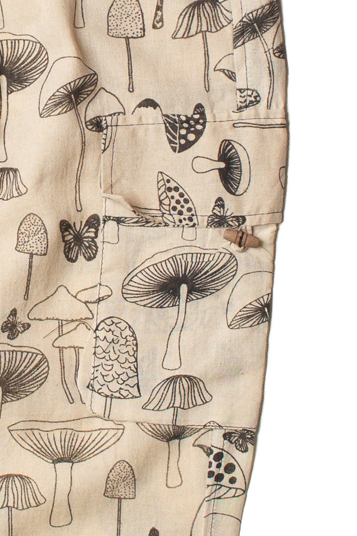 Natural Mushroom Cargo Pants