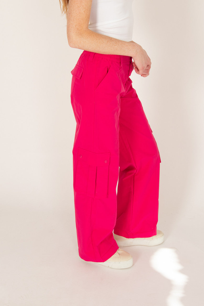 Wide Leg Cargo Pants