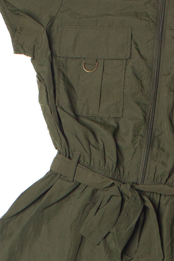 Utility Parachute Belted Jumpsuit
