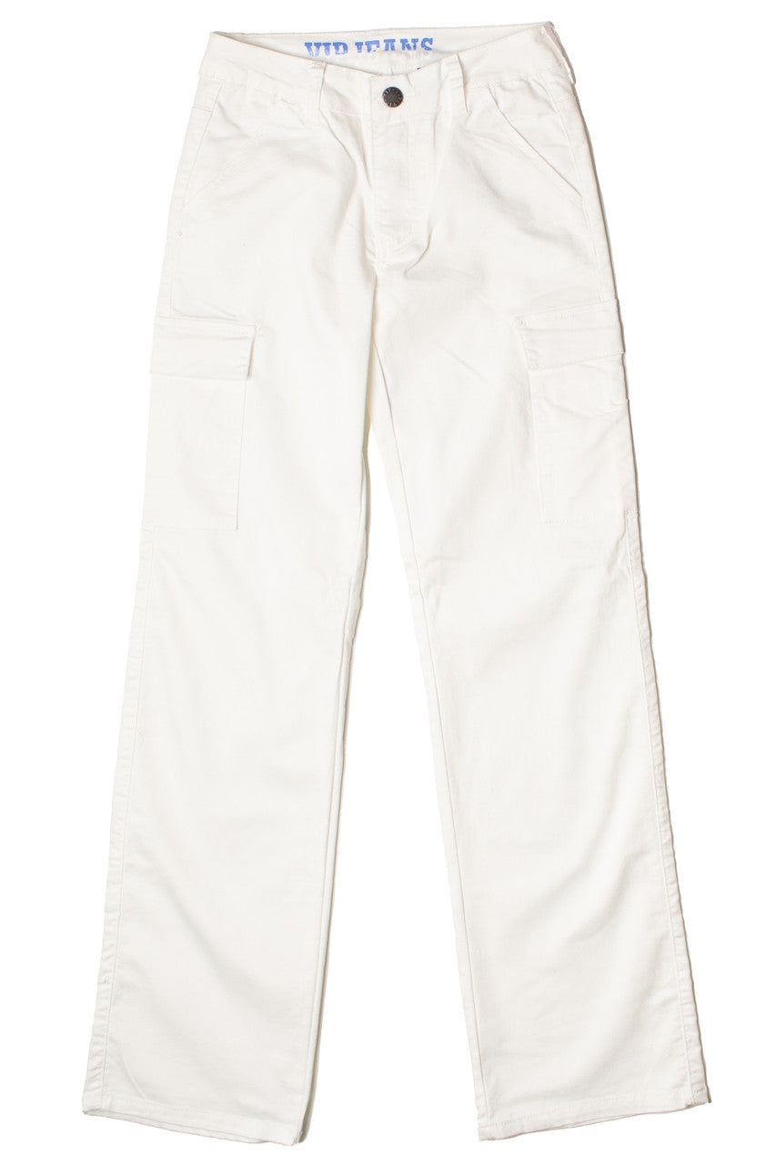 White Cargo Pants