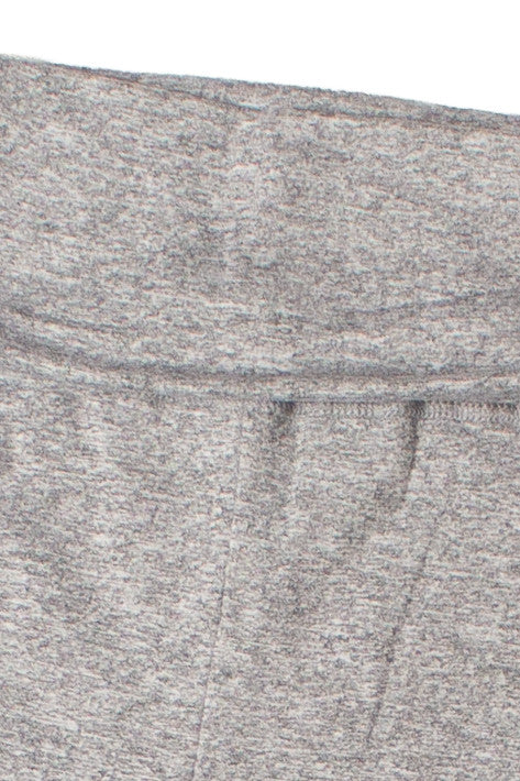 Fold Over Ruched Waistband Flare Leggings