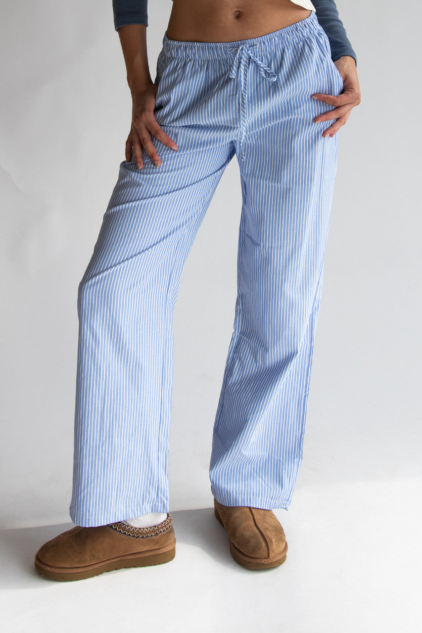Striped Drawstring Pants