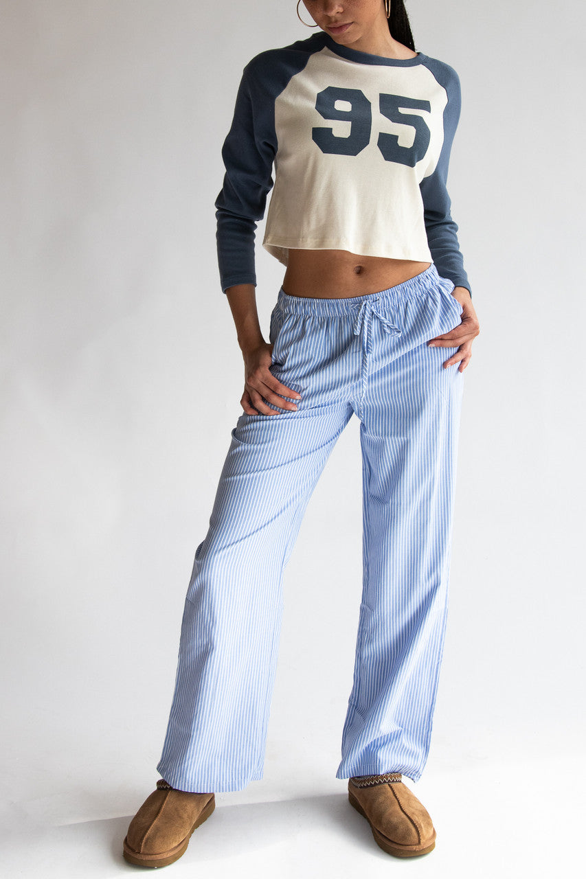 Striped Drawstring Pants
