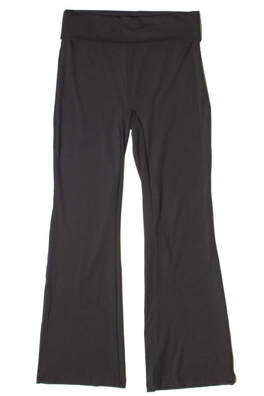 Fold Over Flare Leggings