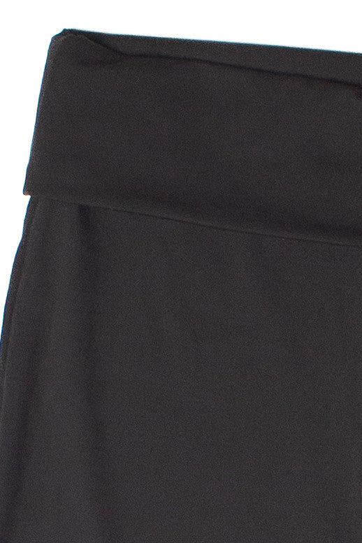 Fold Over Flare Leggings