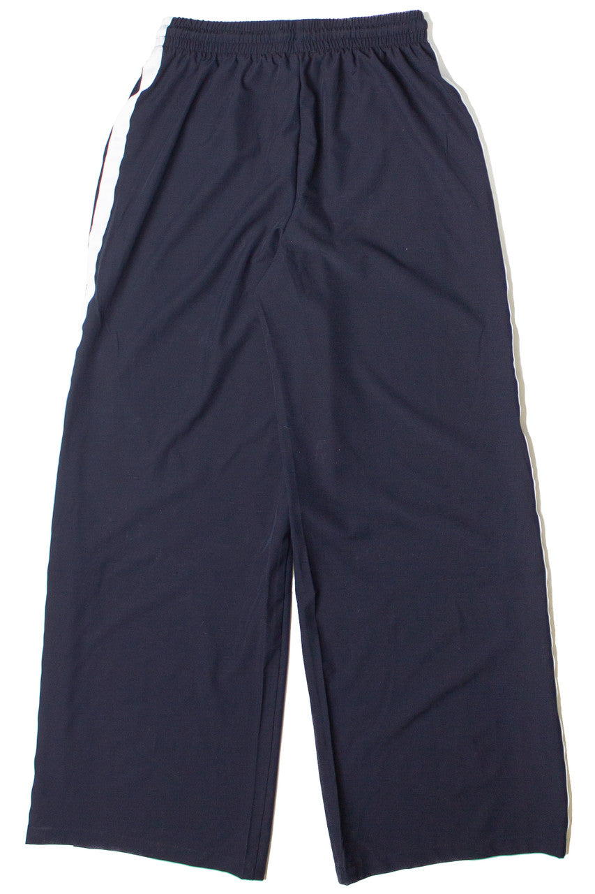 Wide Leg Side Stripe Track Pants