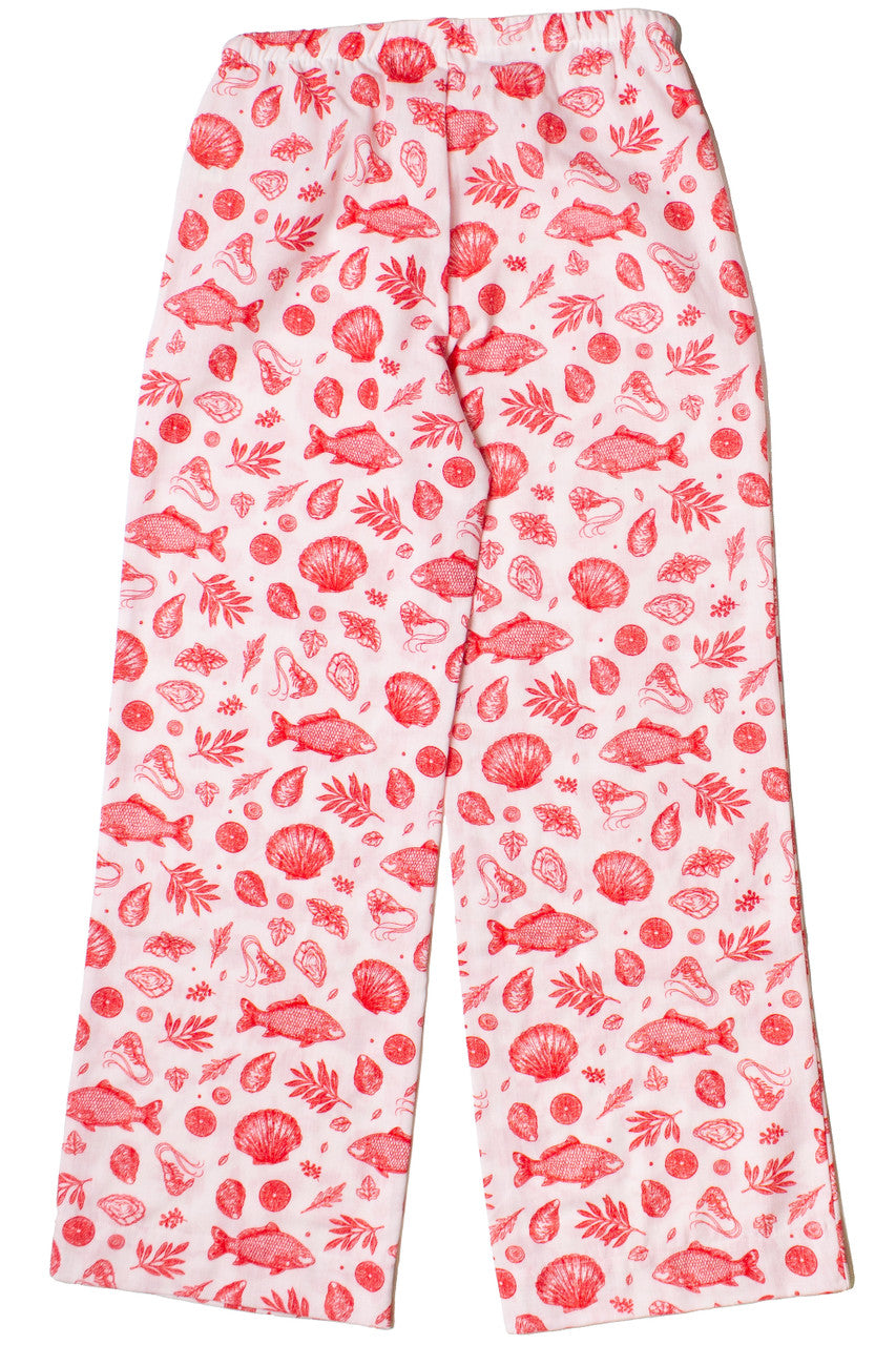 Ocean Life Printed Beach Pants