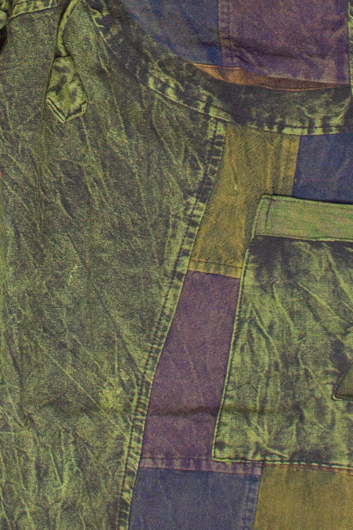 Earth Tones Cargo Patchwork Pants
