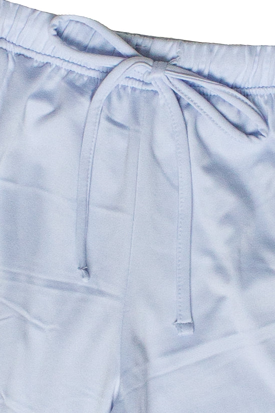 Fleece Lined Side Stripe Track Pants - Light Blue