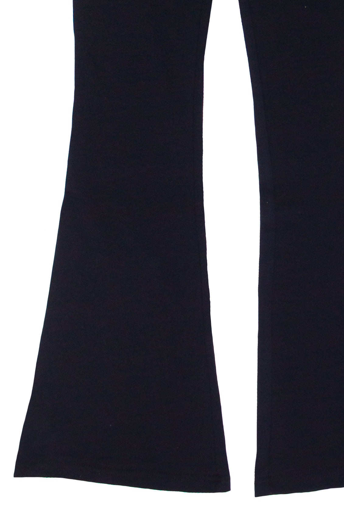 Fold Over Grommet Waistband Flare Pants
