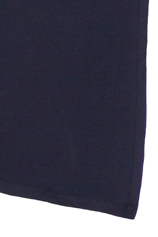 Polka Dot Fold Over Flare Pants - Black