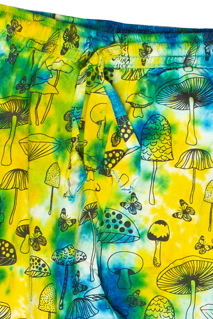 Tie Dye Mushroom Cargo Pants