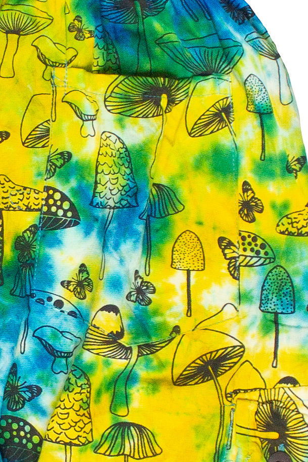 Tie Dye Mushroom Cargo Pants
