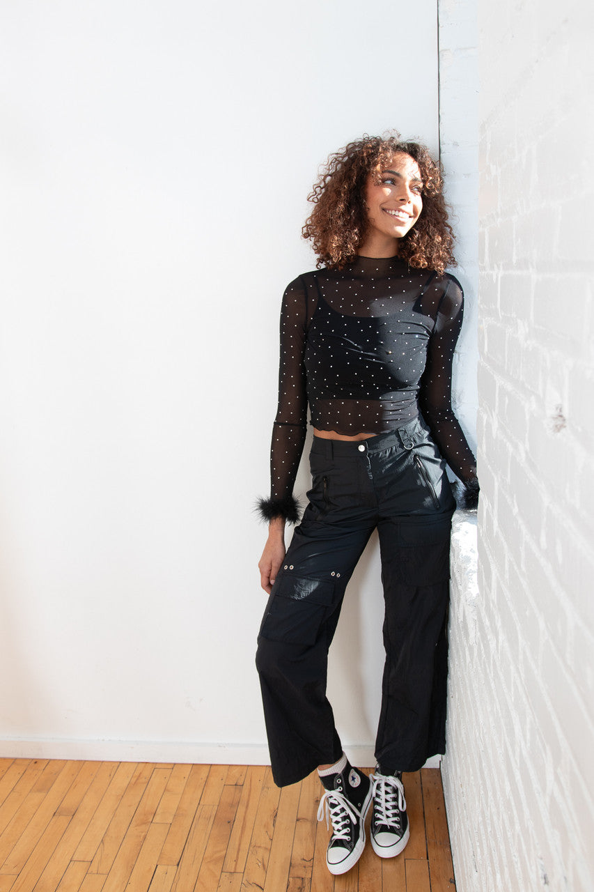 Extra Cargo Wide Leg Pants