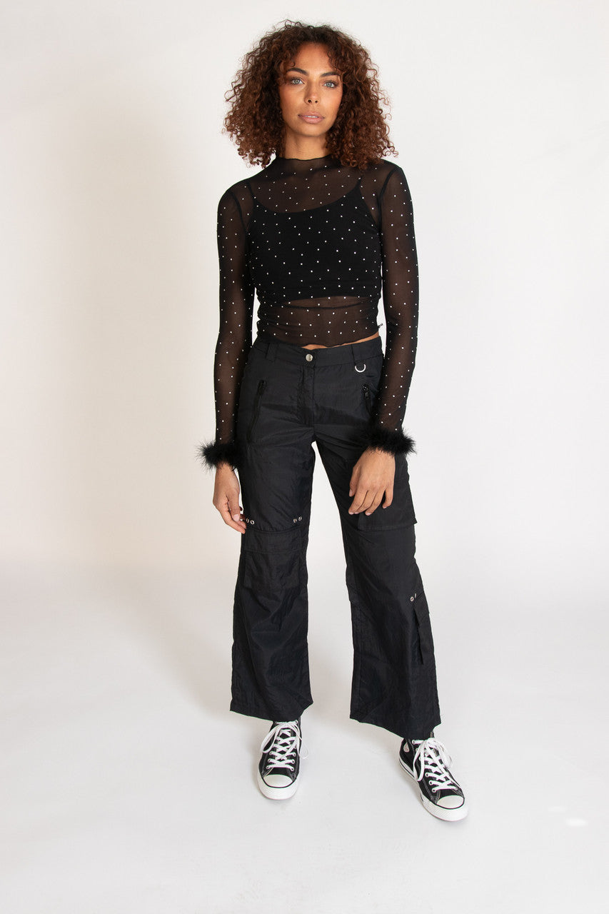 Extra Cargo Wide Leg Pants