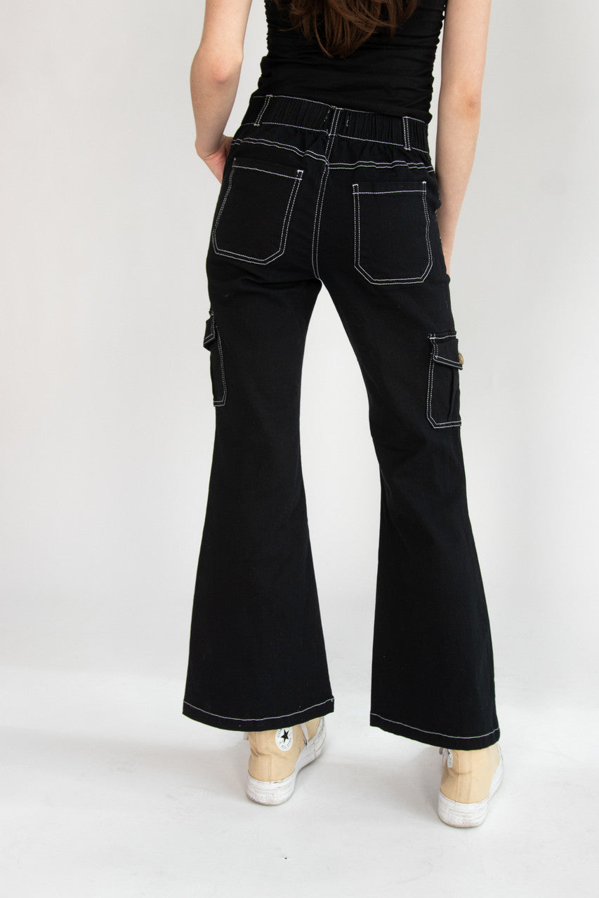 Flare Cargo Pants