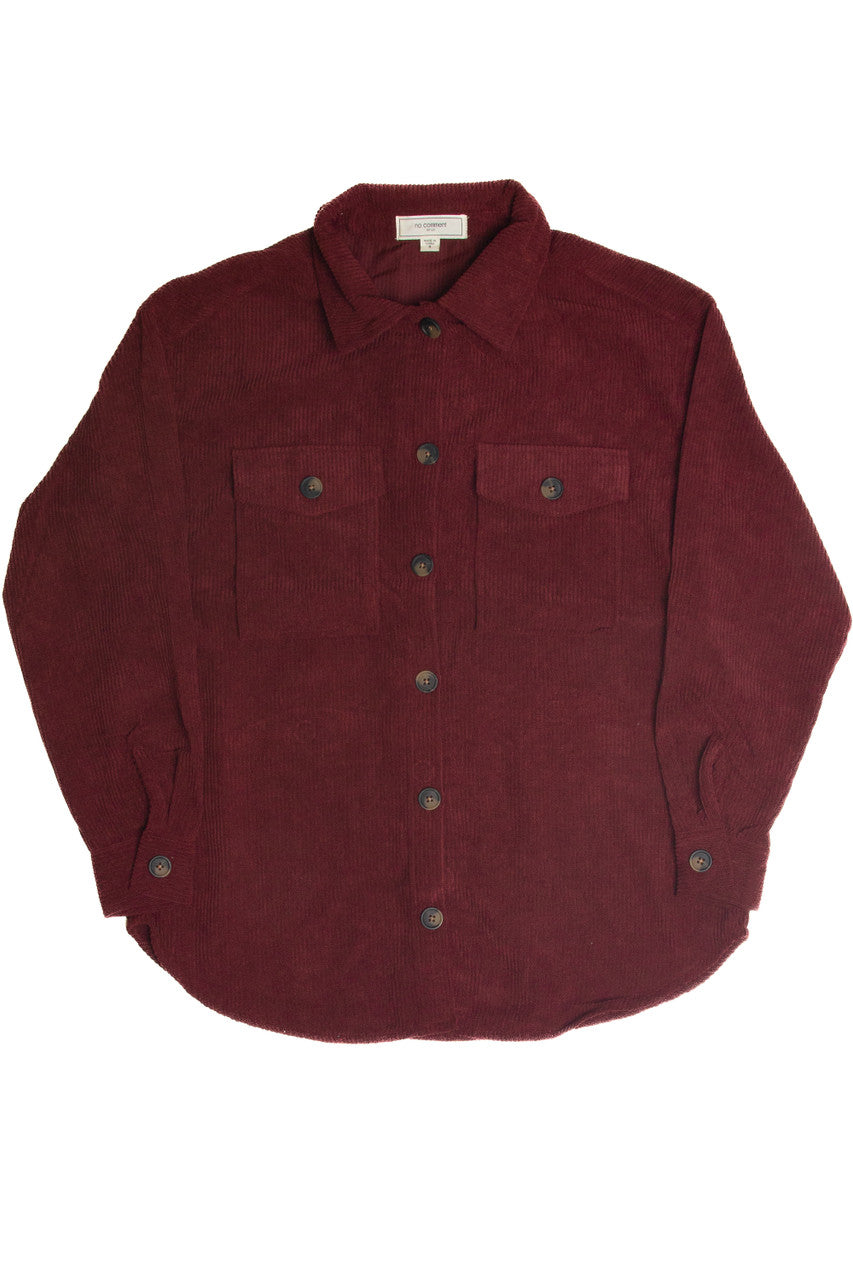 Cabernet Oversized Corduroy Shirt