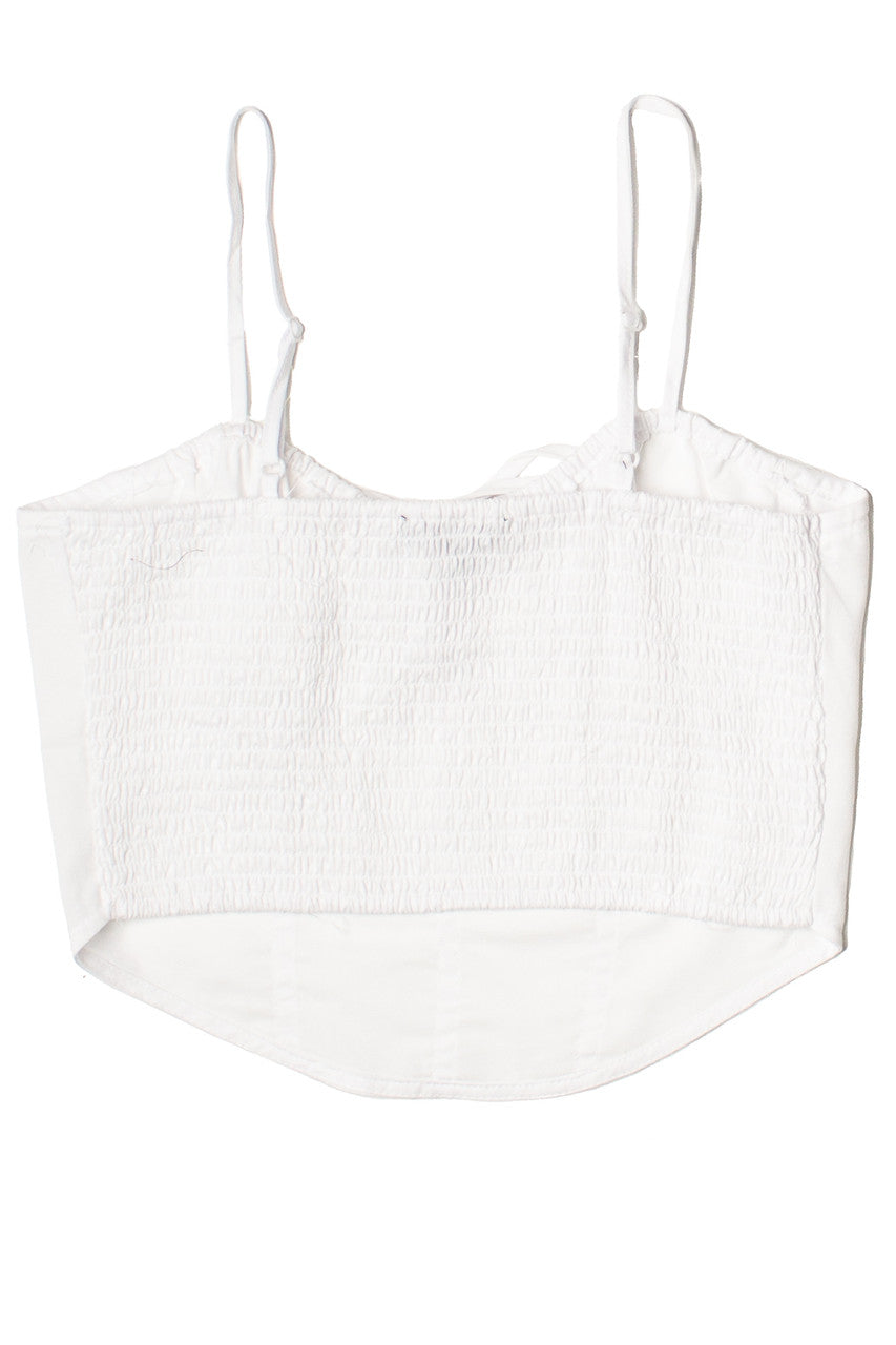 Tie Front Bustier Top