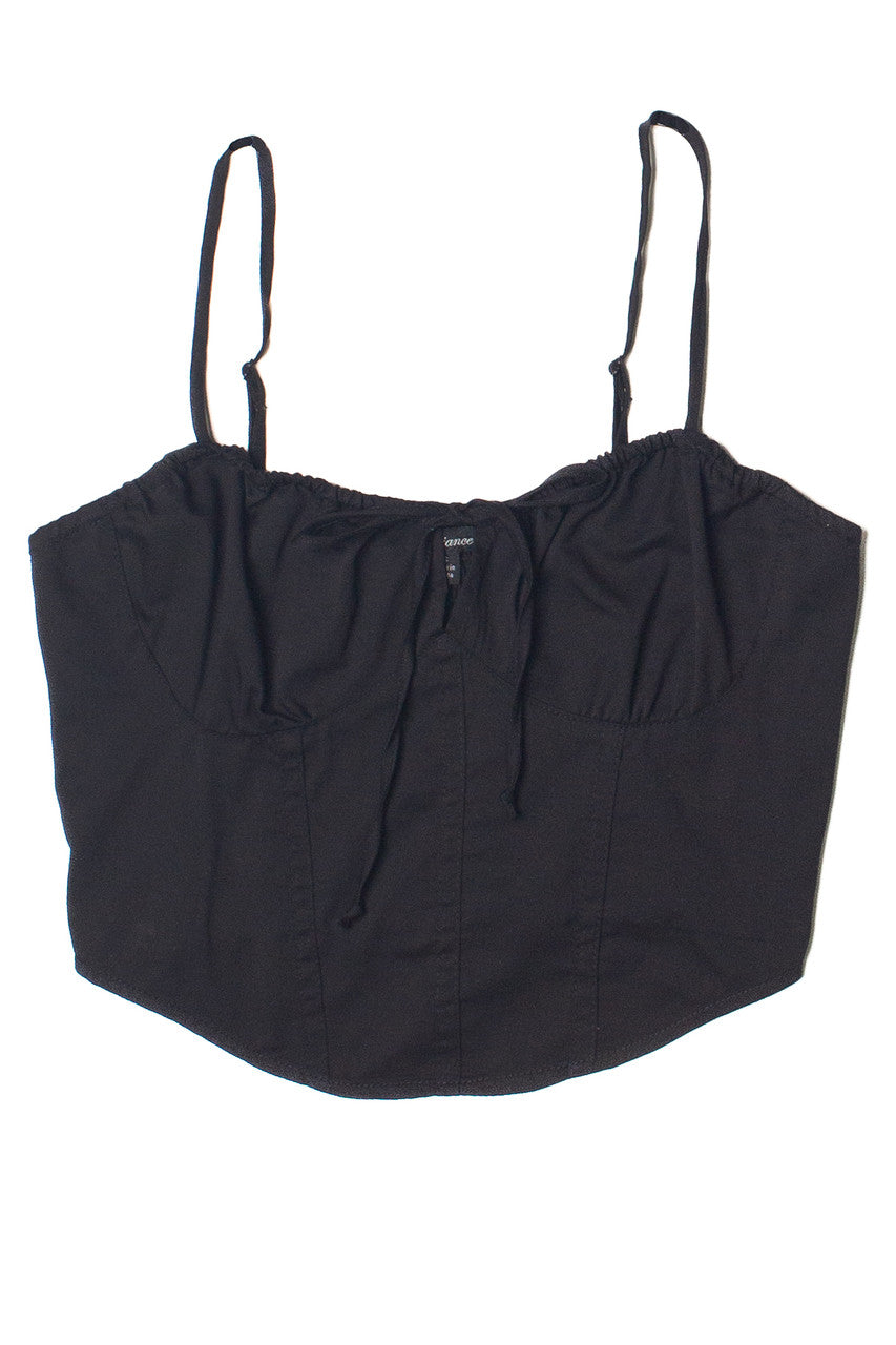 Tie Front Bustier Top