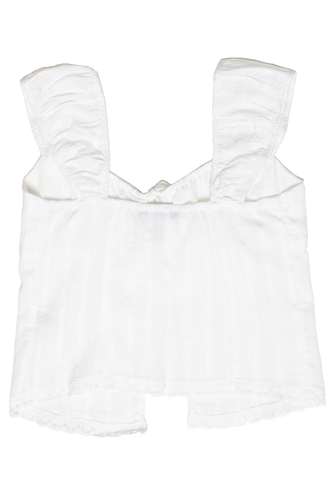 Tie Front Cap Sleeve Tank Top