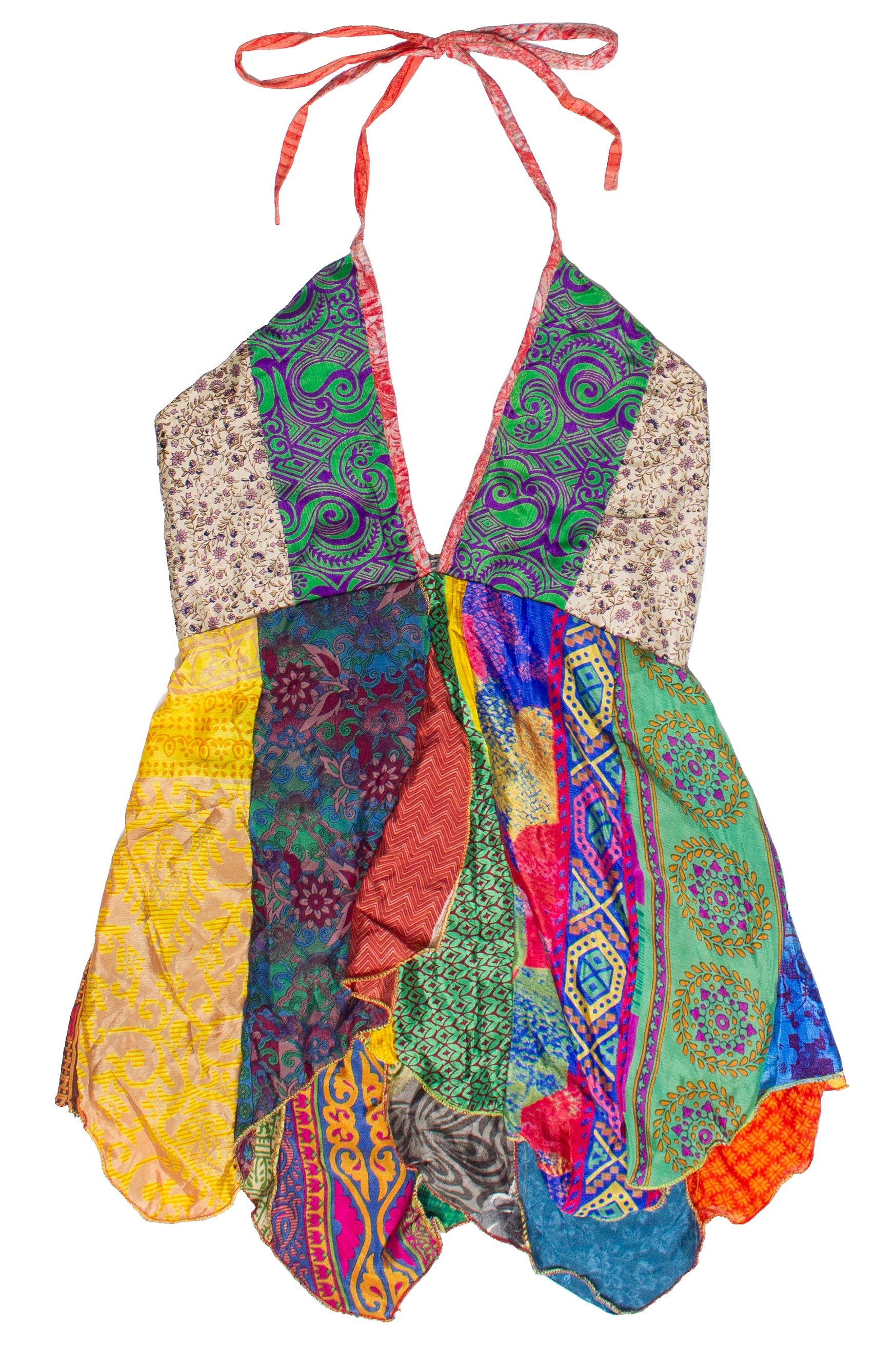 Patchwork Halter Top