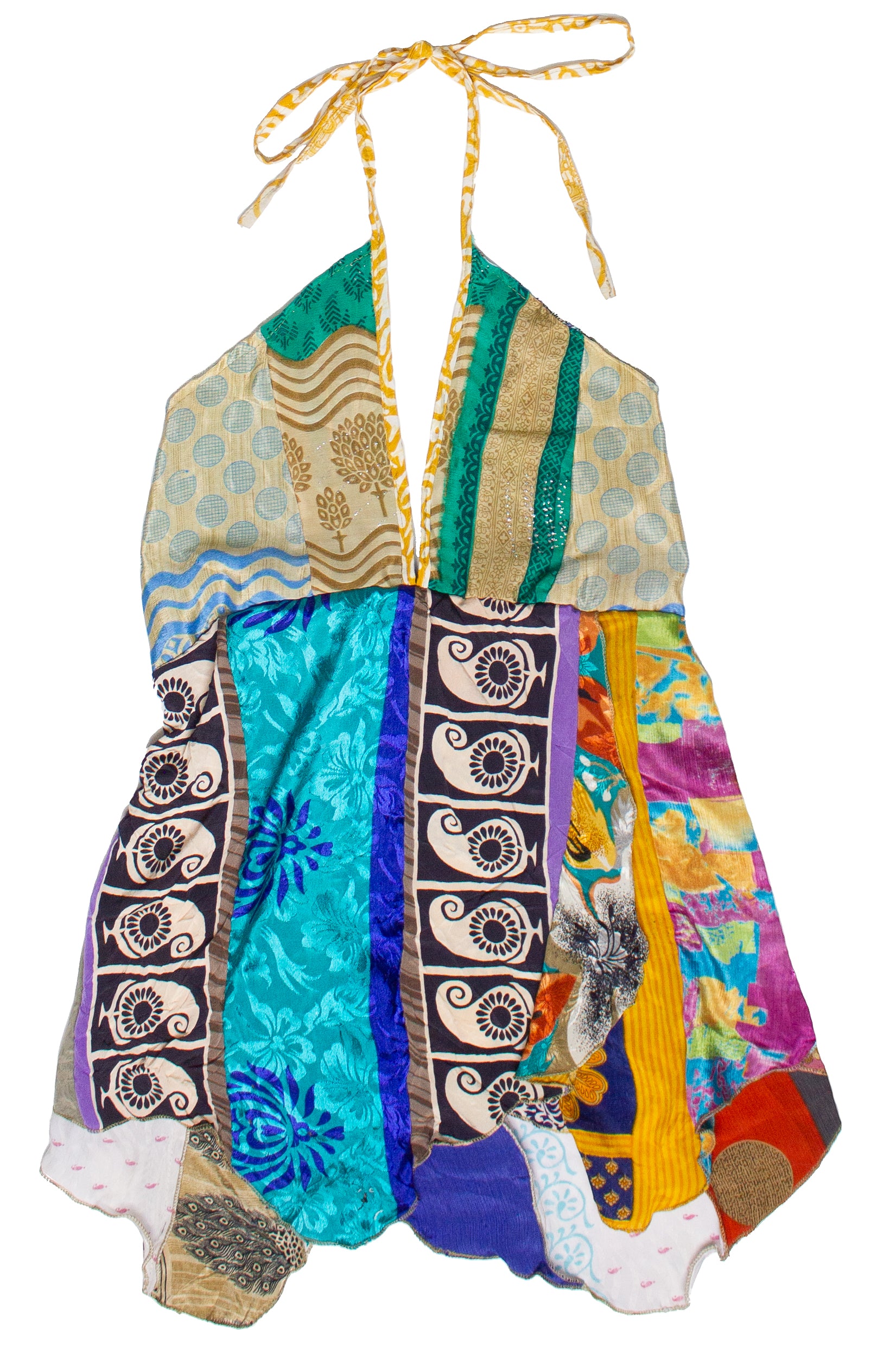 Patchwork Halter Top