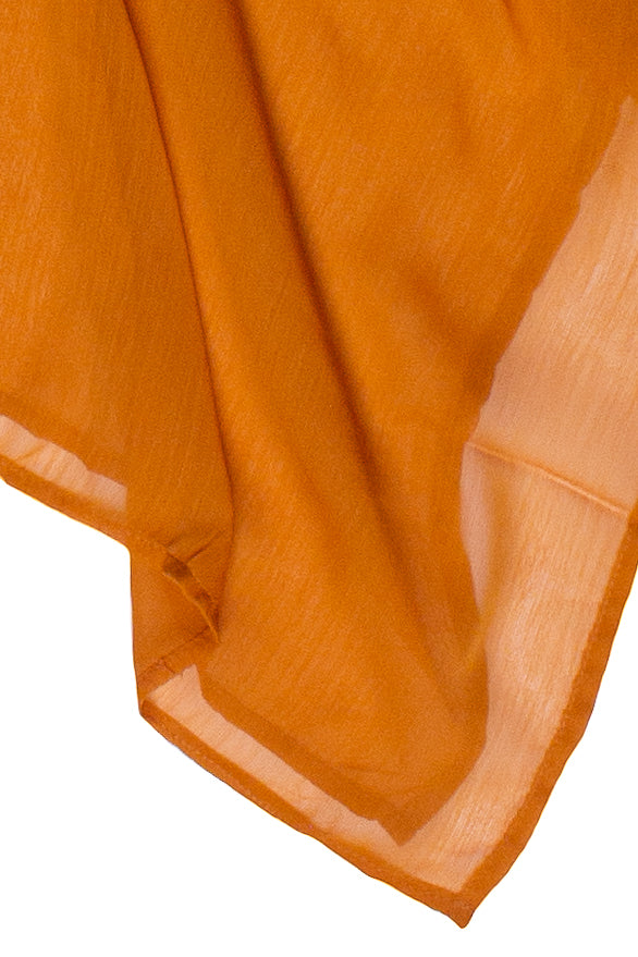 Beaded Sequin Scarf Top - Orange