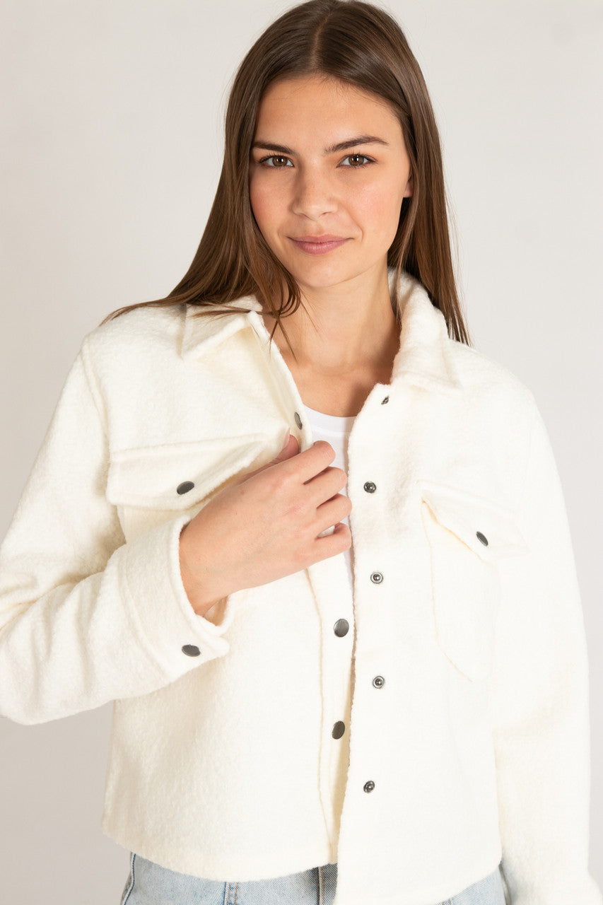 Snap Front Shacket
