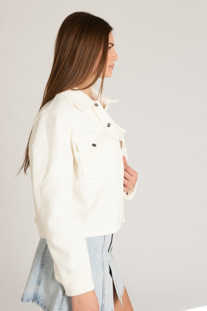 Snap Front Shacket