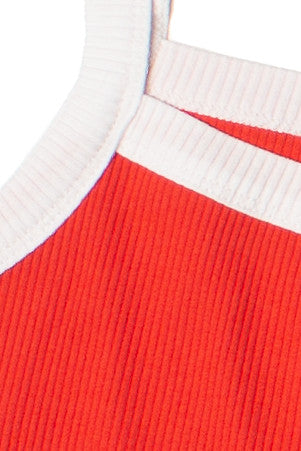 Contrast Trim Tank Top