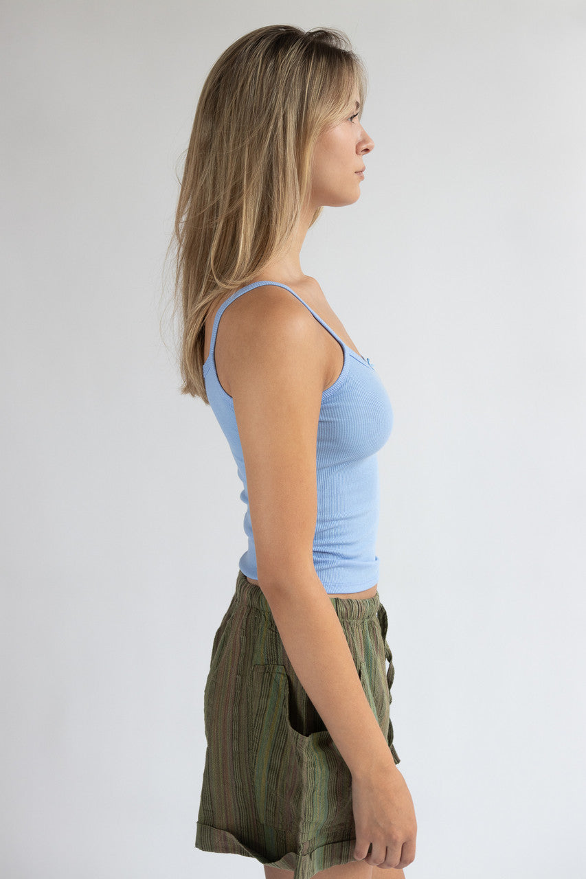 Scallop Edge Bow Tank Top