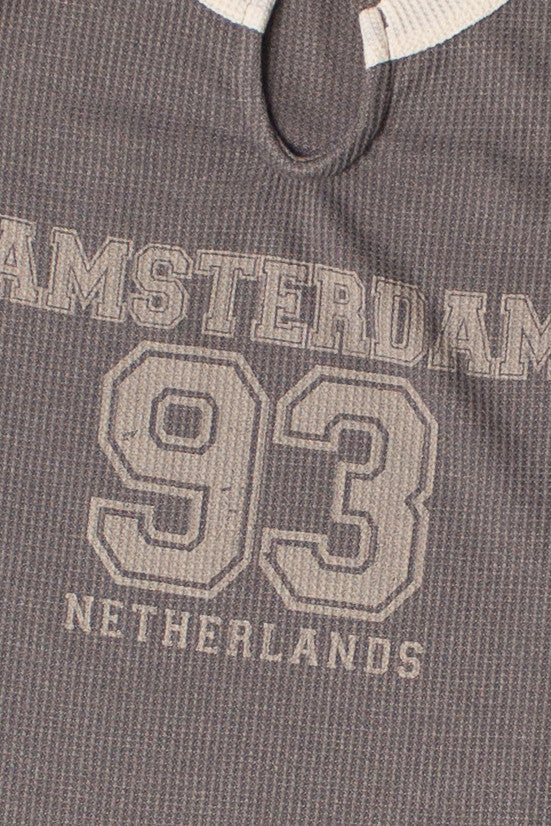 Waffle Knit Raglan Tee