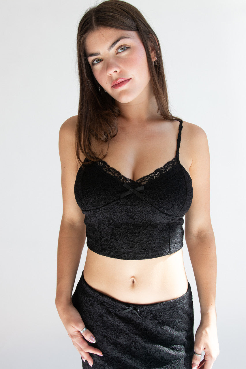 Lace Cami With Bow