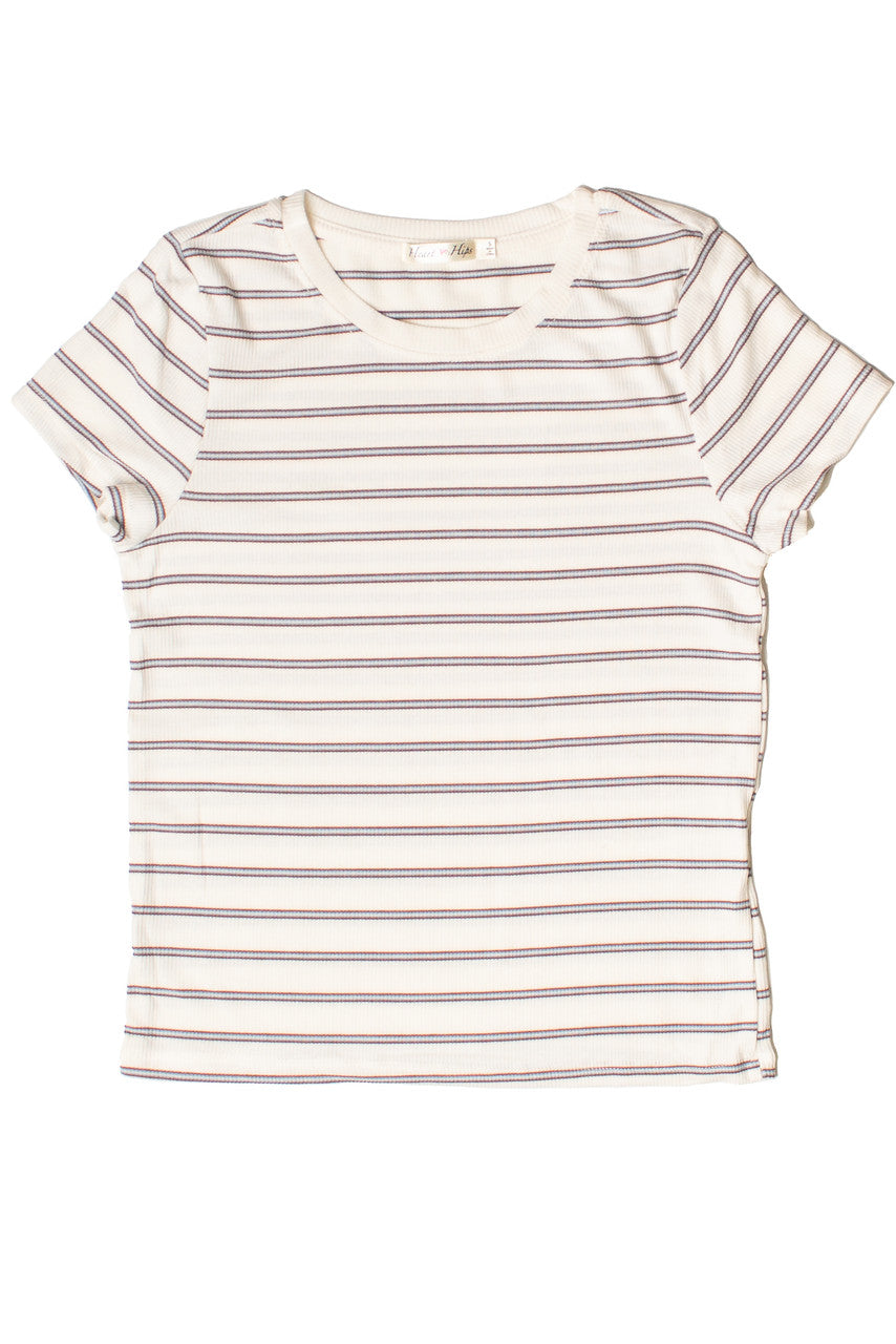 Ribbed Striped Tee