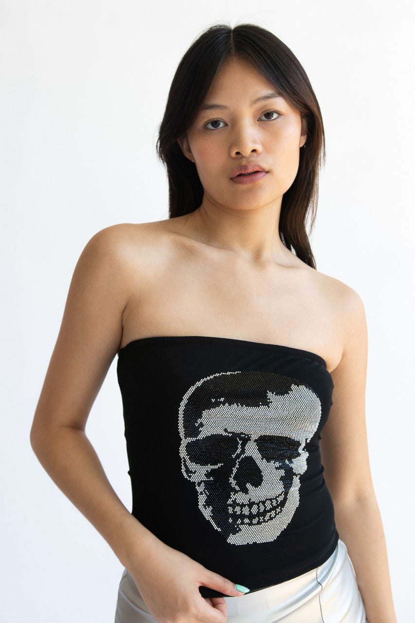Crystal Skull Tube Top