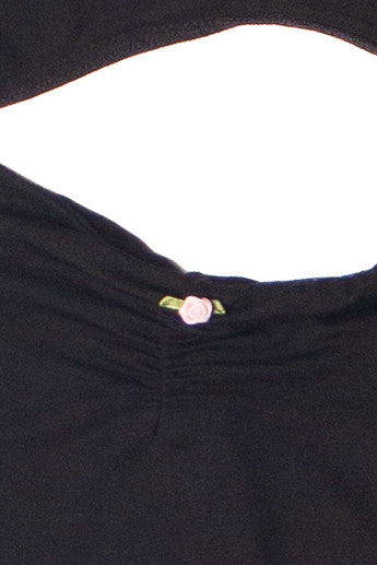 Rose Bud Tube Top With Shrug